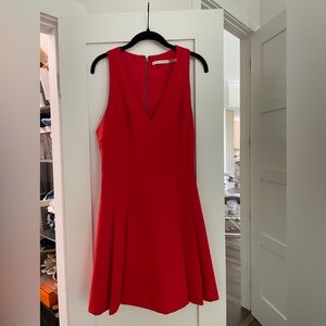 Worn a few times- Alice and Olivia red dress. Size 6, really good condition.
